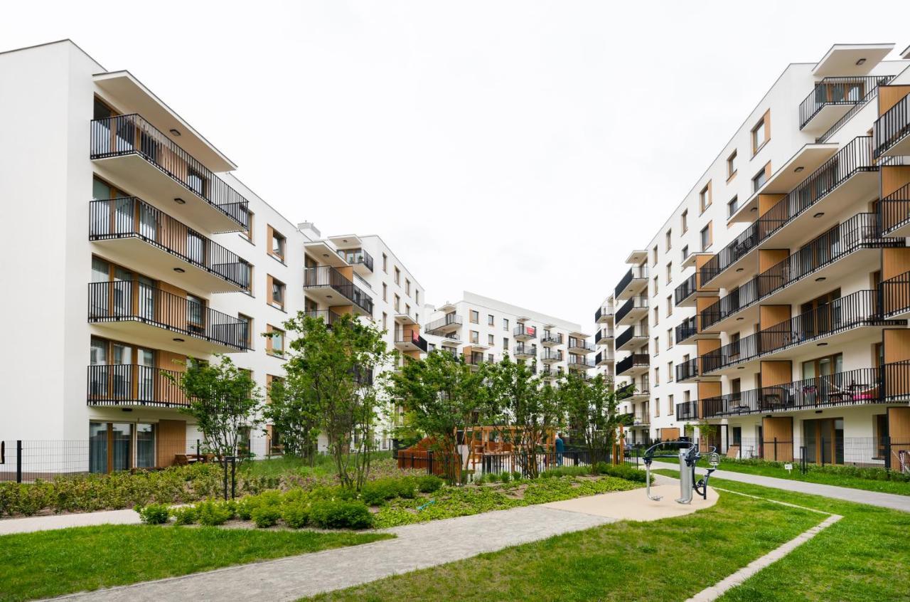 Wola Skwer Happy Apartment Warszawa Exteriör bild