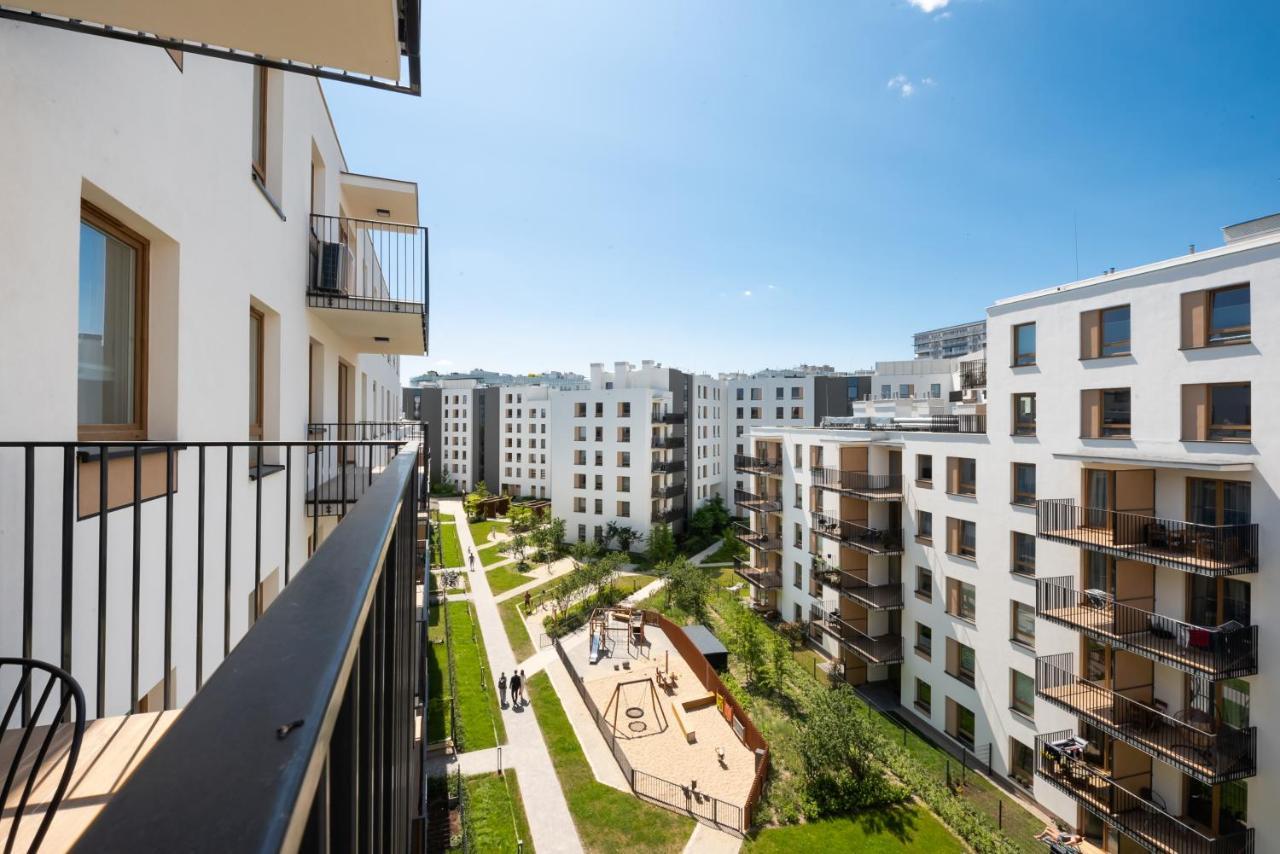 Wola Skwer Happy Apartment Warszawa Exteriör bild
