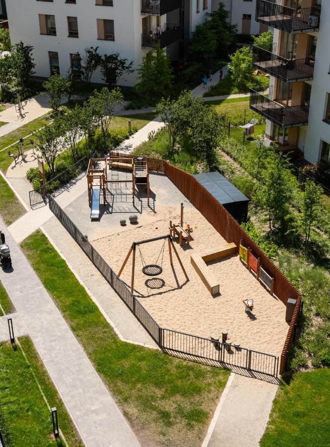 Wola Skwer Happy Apartment Warszawa Exteriör bild